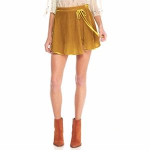 Free People Shorts - Free People Dance the Night Away Velvet Skort Free People Shorts - Free People Dance the Night Away Velvet Skort